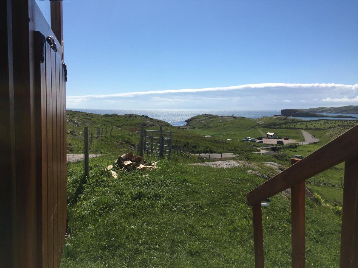 Eco Crofters Wagon By The Beach Oldshoremore Екстериор снимка